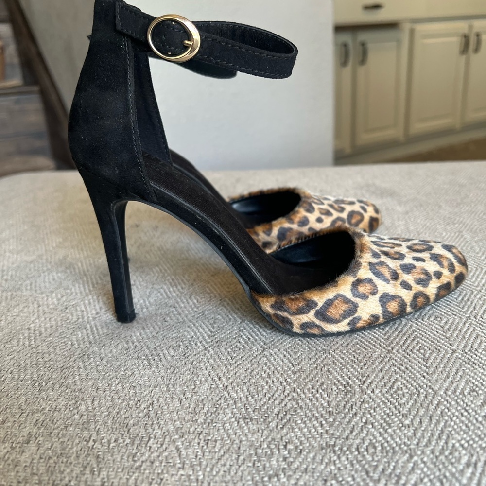 Apt. 9 Confection D’orsay Leopard Print High Heel… - image 1